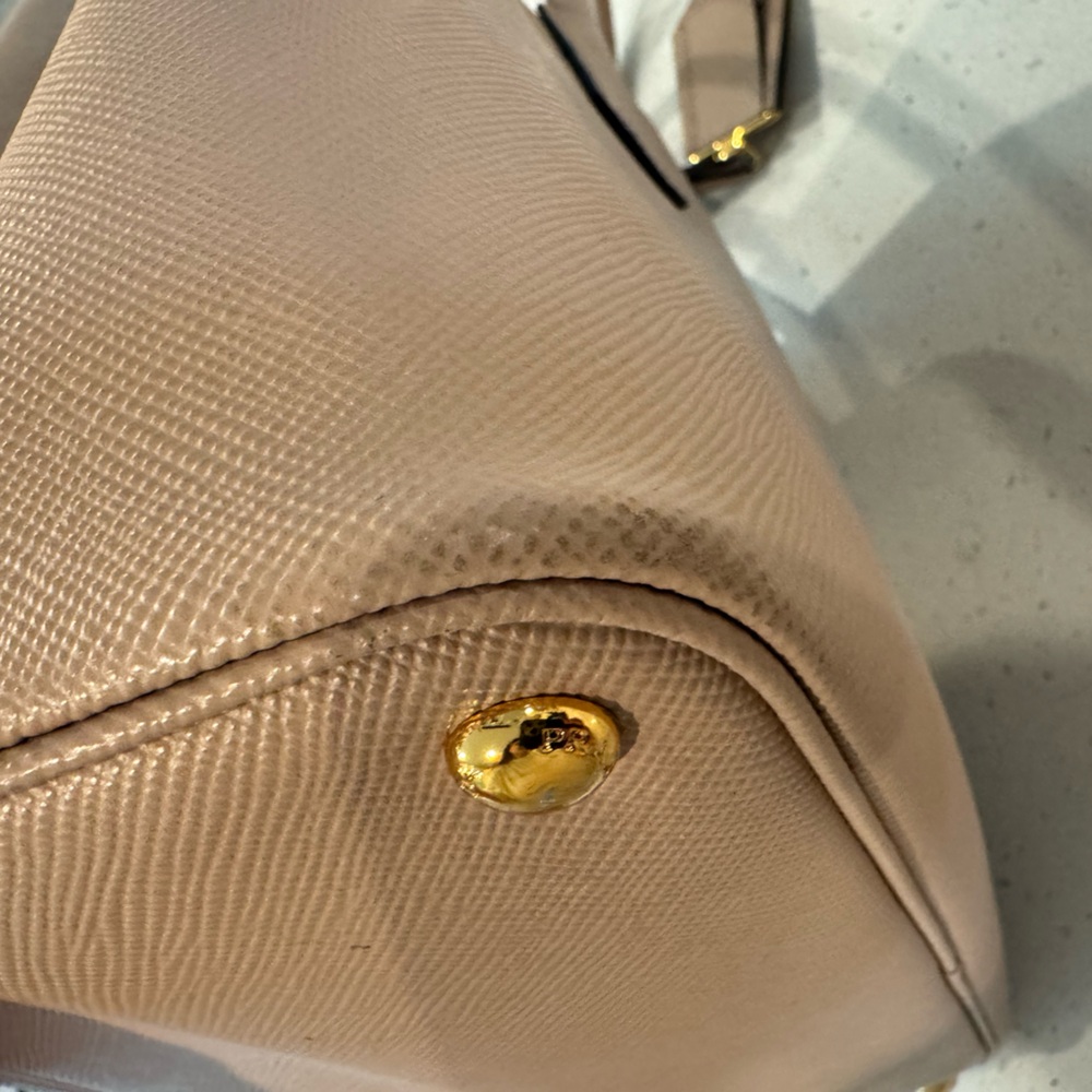 PRADA Large Saffiano Leather Double Bag - Picture 8 of 10